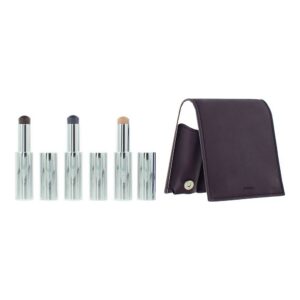 plum set byredo: colour stick, multifunctional, eyeshadow stick, vienna, 3.5 g + colour stick, multifunctional, eyeshadow stick, dravite, 3.5 g + colour stick, multifunctional, eyeshadow stick, 580, ultramagnetic, 3.5 g + byredo, gwp leather pouch