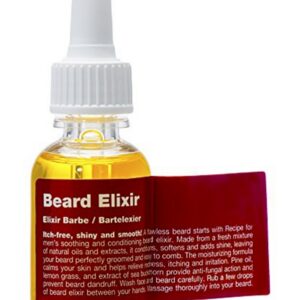 recipe for men, beard elixir, olio per barba, pine, vegano, conditions, 25 ml