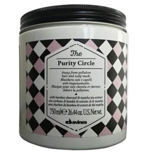 davines, the purity circle, maschera crema trattamento cuoio capelluto, detoxification, 750 ml