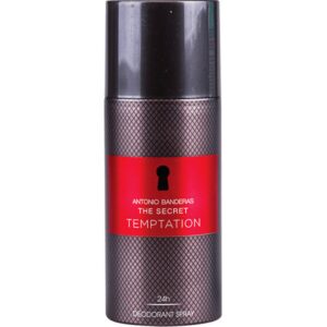 antonio banderas, the secret temptation, spray deodorante, per uomini, 150 ml