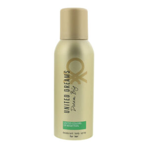 benetton, dream big, senza parabeni, floreale, spray deodorante, per le donne, 150 ml