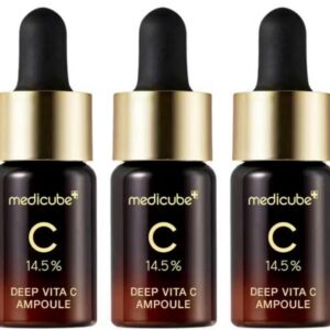 impostare, medicube, deep vita c, illuminazione, lozione tonica, per viso e collo, 3 pz, 30 g