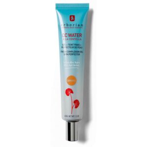 erborian, cc water, illuminante, crema cc, caramello, 40 ml