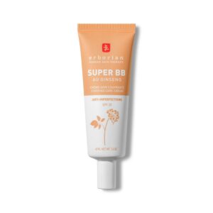erborian, super bb, ginseng, alta copertura, crema bb, dore, spf20, 40 ml