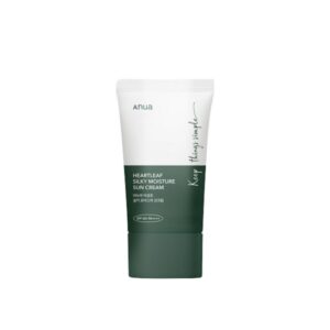 anua, heartleaf, crema solare, viso, spf50+ pa++++, 50 ml