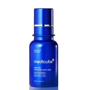 medicube, zero pore one day, rafforzamento dei pori, quotidiano, siero trattamento in fiale, rafforzamento dei pori, viso, unisex, 30 ml