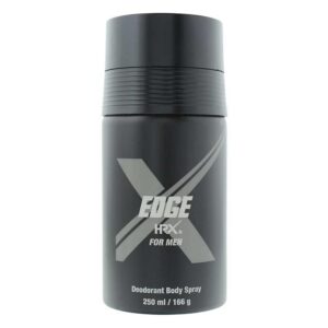 hrx, edge, spray deodorante, per uomini, 250 ml