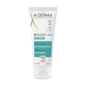 a derma, biology ac, anti imperfezioni, giorno, crema per trattamento locale, acne, viso, 40 ml