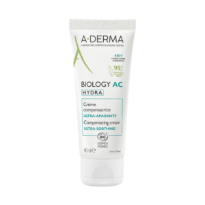 a derma, biology ac hydra, vegano, calmante, quotidiano, panna, pelle, 40 ml