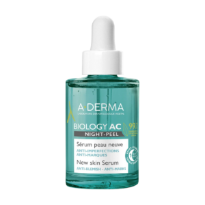 a derma, biology ac, sbucciatura, notte, siero, per il viso, 30 ml