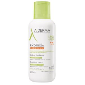 a derma, exomega control, emolliente, panna, per viso e corpo, 400 ml