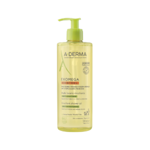 a derma, exomega control, emolliente, olio da doccia, per pelli molto secche fino a sensibili atopiche, 500 ml