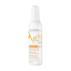 a derma, protect kids, alta protezione uv, spray solare, spf 50+, 200 ml