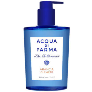 acqua di parma, blu mediterraneo arancia di capri, pulizia, sapone liquido, for body & hands, 300 ml
