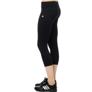 adidas, clima ess 34, leggings sintetici da donna sportivi, nero, taglia s