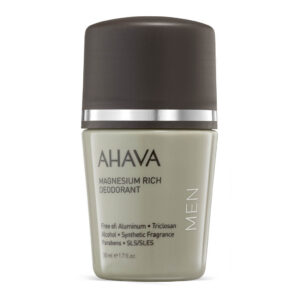 ahava, ahava, magnesio, antitraspirante, deodorante roll on, per uomini, 50 ml