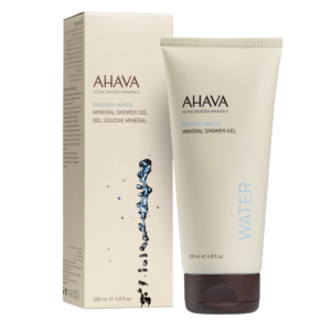 ahava, deadsea water mineral, pulizia, gel doccia, tutti i tipi di pelle, 200 ml