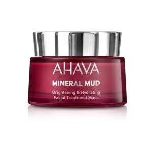 ahava, mineral mud, illuminazione, maschera di fango, per il viso, 50 ml