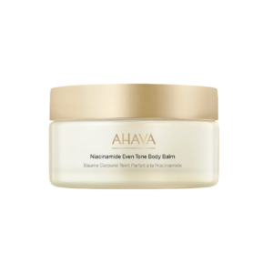ahava, niacinamide even tone, rivitalizzazione, balsamo per il corpo, 220 ml