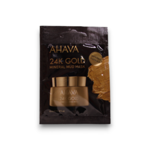 ahava, single use 24k gold mineral, idratante, maschera di fango, per il viso, 6 ml