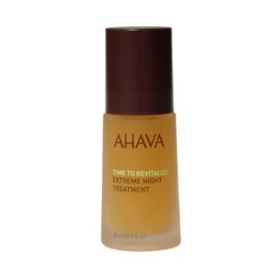 ahava, time to revitalize extreme, anti età, notte, siero di trattamento locale, per il viso, 30 ml