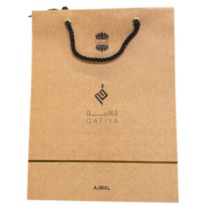 ajmal, qafiya, shopping, borsa per la spesa in cartone, carta