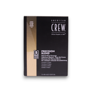 american crew, precision blend, tintura per capelli semi permanente, 7 8 light, 3x, 40 ml