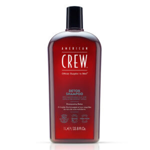american crew, detox, vegano, shampoo per capelli, per la regolazione del sebo eccessivo, 1000 ml