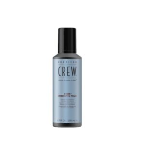 american crew, fiber grooming, mousse per styling capelli, per lo styling, tenuta media, 200 ml