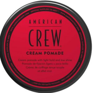 american crew, pomade, glicerina, crema per lo styling dei capelli, tenuta media, 85 g