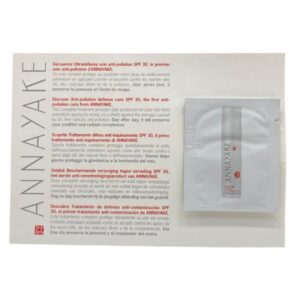 annayake, ultratime, antinquinamento, panna, per il viso, spf 30, 1 ml *campione
