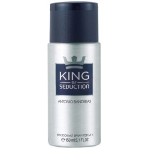 antonio banderas, king of seduction, protezione anti odore, spray deodorante, per uomini, 150 ml *tester