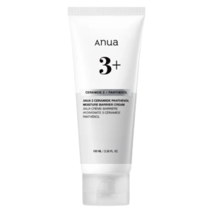 anua, 3+, 3 ceramide + pantenolo, idratante, panna, per il viso, 100 ml