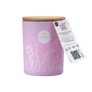 aroma home, blos.blush, candela profumata, 150 g