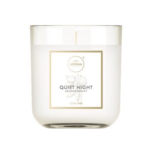 aroma home, quiet night, candela profumata, 150 g