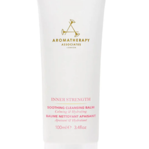 aromatherapy associates, inner strength, ricco di omega, calmante, balsamo detergente, per il viso, 100 ml