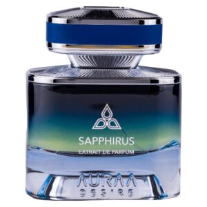 auraa desire, sapphirus, estratto di profumo, per uomini, 100 ml