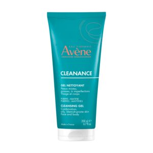 avene, cleanance, purificazione, gel detergente, per il viso, 200 ml