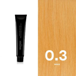 balmain professionnel, couleurs couture, crema colorante tonalizzante per capelli, 0.3 gold, 60 ml