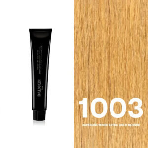 balmain professionnel, couleurs couture, tinta per capelli permanente, 1003 superlightener extra gold blonde, 60 ml