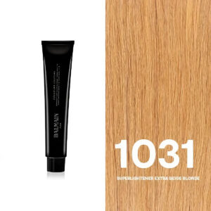 balmain professionnel, couleurs couture, tinta per capelli permanente, 1031 superlightener extra beige blonde, 60 ml