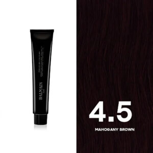 balmain professionnel, couleurs couture, tinta per capelli permanente, 4.5 mahogany brown, 60 ml