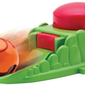 baobab, tizoo, lanciatore +1 palla, action figure, per ragazzi, 18+ mesi