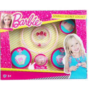 barbie by mattel, glamtastic, set di gioco di accessori per bambole, barbie e me, per ragazze, 3+ anni