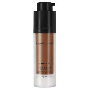bareminerals, original liquid mineral, luminoso, fondotinta liquido, 30, il più profondo dei profondi, spf 20, 30 ml