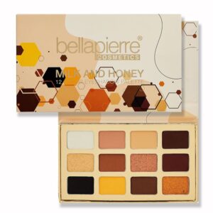 bellapierre, milk & honey, palette di ombretti, 12 sfumature, 25 g