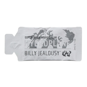 billy jealousy, hydroplane super slick, ammorbidimento, crema da barba, 3 ml