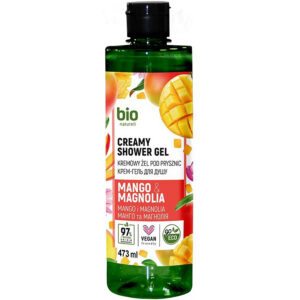 bio naturell, bio naturell, mango & magnolia, gel doccia, per tutti i tipi di pelle, 437 ml