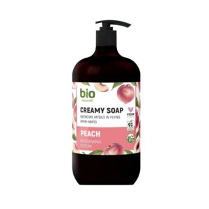 bio naturell, bio naturell, peach, moisturizing, liquid soap, for hands, 946 ml