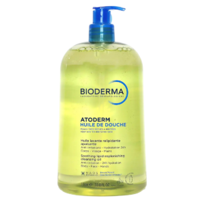 bioderma, atoderm, anti irritazione, olio da doccia, per viso e corpo, per pelli molto secche fino a sensibili atopiche, 1000 ml